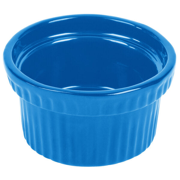 Tablecraft CW1610SBL 10.5 oz. Sky Serving Bowl w/ Ridges – item 8081610DSBL image 2