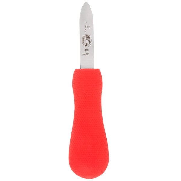 Victorinox 7.6399.3 2 Oyster Knife w/ Red SuperGrip Handle – item 35344693
