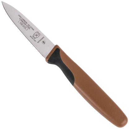 Mercer Culinary M23930BR Paring Knife w/ Brown Handle – item 470M23930BR