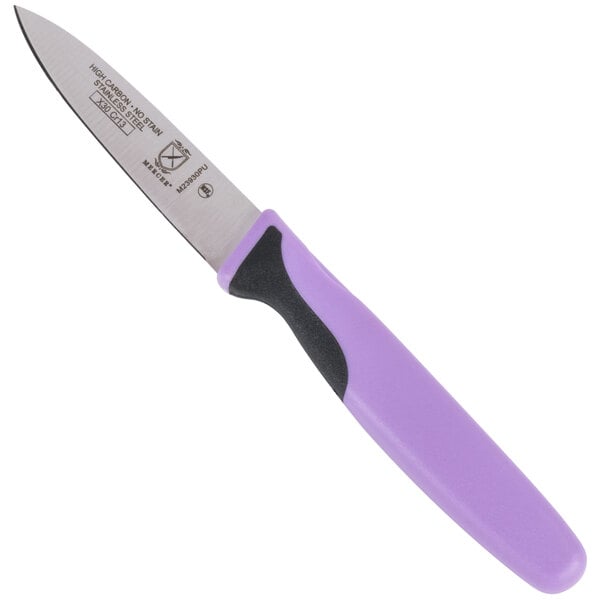 Mercer Culinary Paring Knife w/ Purple Allergen-Free Handle – item 470M23930PU