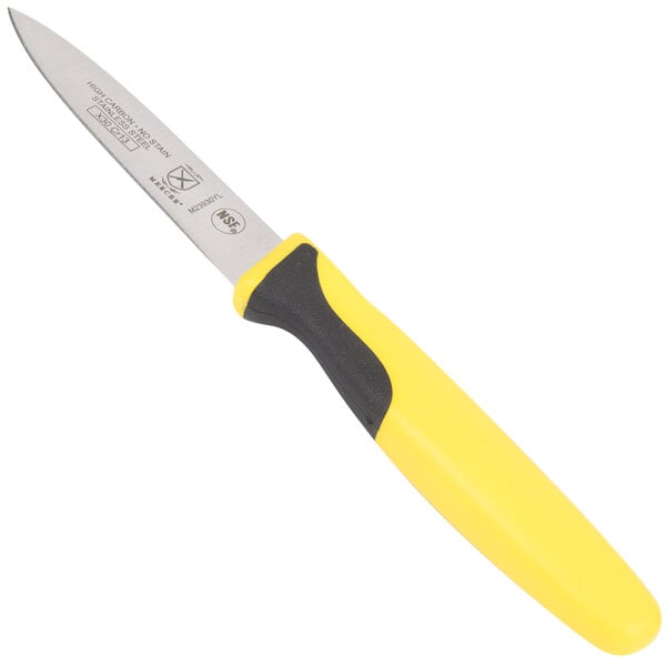 Mercer Culinary M23930YL Paring Knife w/ Yellow Handle – item 470M23930YL
