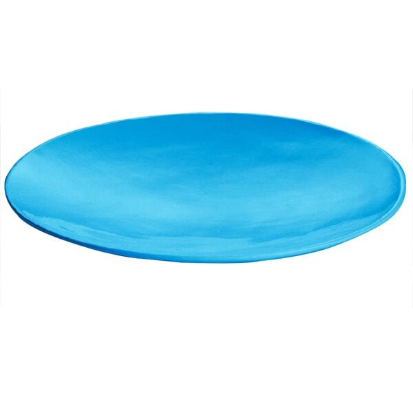 Tablecraft CW11009SBL 20" x 3 1/2" Sky Blue Serving Platter – item 80811009DSBL