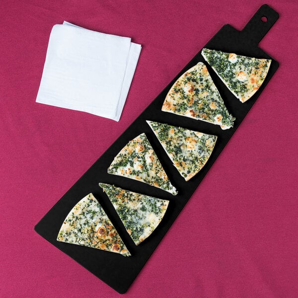Cal-Mil -24-13 Black Trapezoid Flat Bread Cutting Board – item 21115352413