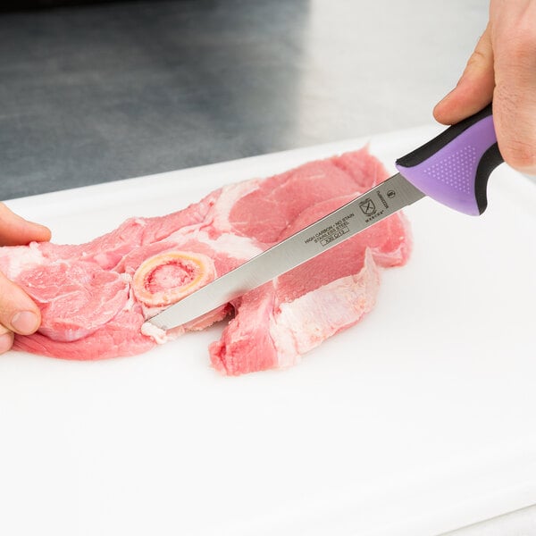 Mercer Culinary Boning Knife w/ Purple Allergen-Free Handle – item 470M22206PU image 2