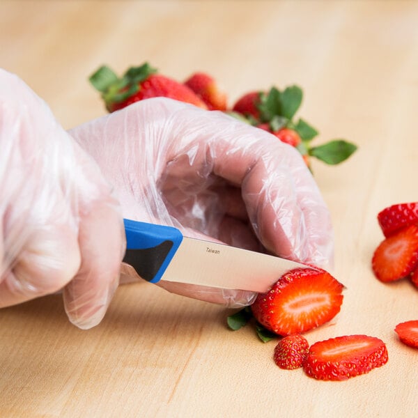 Mercer Culinary M23930BL Paring Knife w/ Blue Handle – item 470M23930BL image 2