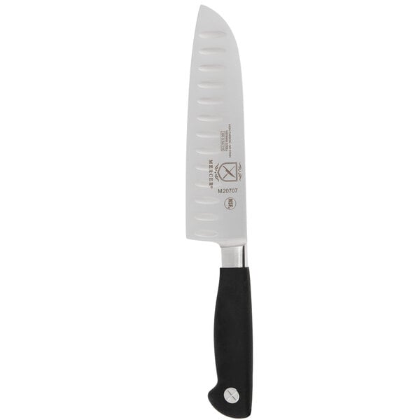 Mercer Culinary Santoku Knife w/ Granton Edge & Blade – item 470M20707
