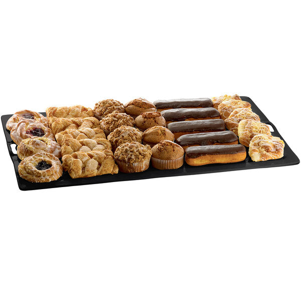 Tablecraft CW20190BK 20" x 32" Black Serving Platter – item 80820190DBK image 2