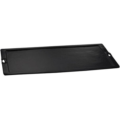 Tablecraft CW20190BK 20" x 32" Black Serving Platter – item 80820190DBK