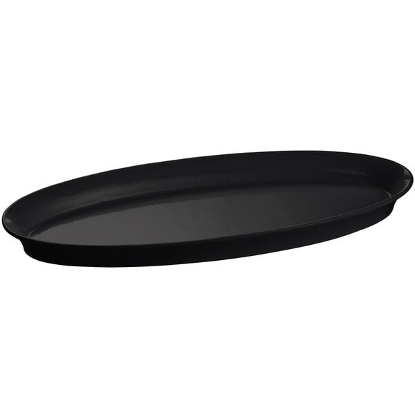 Tablecraft CW2210BK Black Cast Aluminum Serving Platter – item 8082210DBK