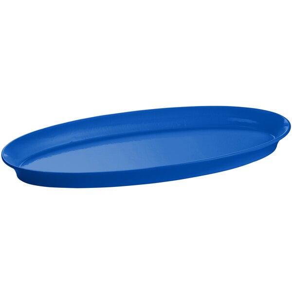 Tablecraft CW2210CBL Cobalt Blue Cast Serving Platter – item 8082210DBL