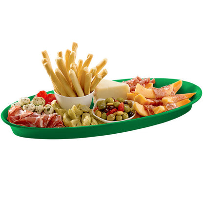Tablecraft CW2210GN Green Cast Aluminum Serving Platter – item 8082210DGN image 2