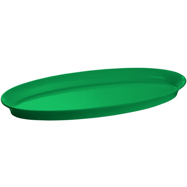 Tablecraft CW2210GN Green Cast Aluminum Serving Platter – item 8082210DGN