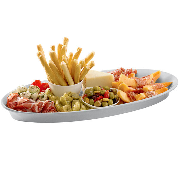 Tablecraft CW2210N Natural Cast Aluminum Serving Platter – item 8082210N image 2