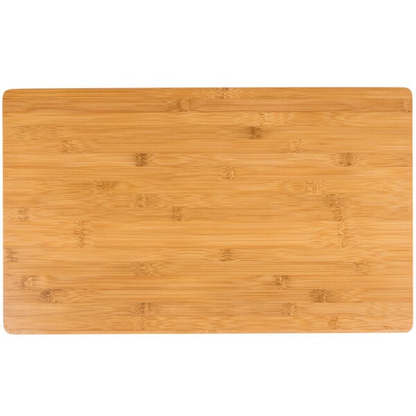 American Metalcraft Bamboo Serving Platter - 21 1/2" x 13" – item 124BAM211 image 2