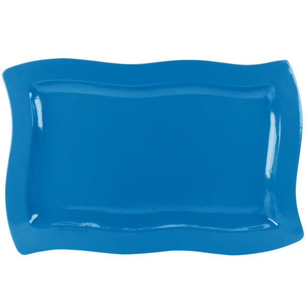 Tablecraft CW3660SBL Sky Blue 13" x 20" Serving Platter – item 8083660DSBL