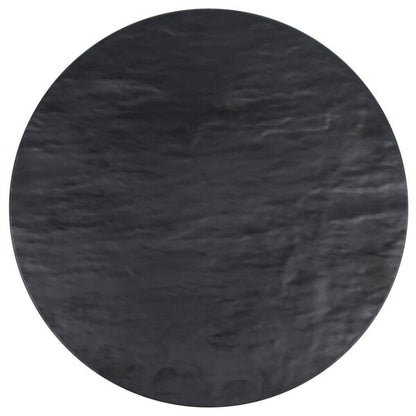 Tablecraft Frostone 13" Round Faux Slate Serving Tray – item 808MG13 image 2
