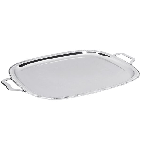 Vollrath 82123 Elegant Serving Tray w/ Handles - 24" x 19" – item 92282123