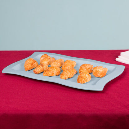 Tablecraft CW3660GY Gray 13" x 20" Cast Serving Platter – item 8083660DGY image 2