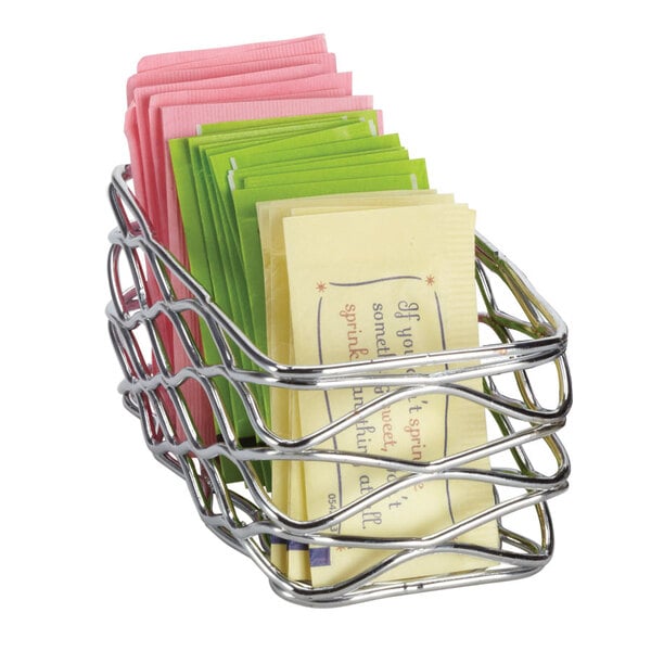 American Metalcraft Birdnest Basket - 5" x 2" Sugar Caddy – item 124BNSC3