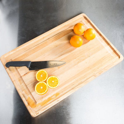 Tablecraft 24" x 16" x 1 1/4" Wood Grooved Cutting Board – item 808CBW241615 image 2