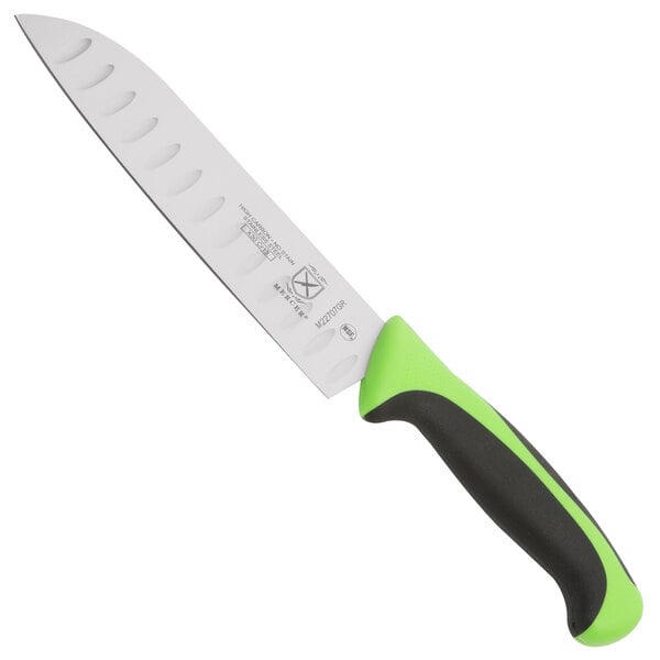 Mercer Culinary M22707GR Santoku Knife w/ Green Handle – item 470M22707GN