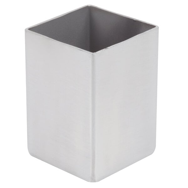 2" x 2" Square Satin Finish Sugar Packet Holder – item 124SSPT5