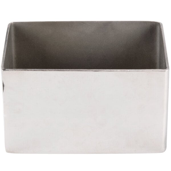 3 1/4" x 2 3/4" Hammered Rectangular Sugar Caddy – item 124HMSPH4