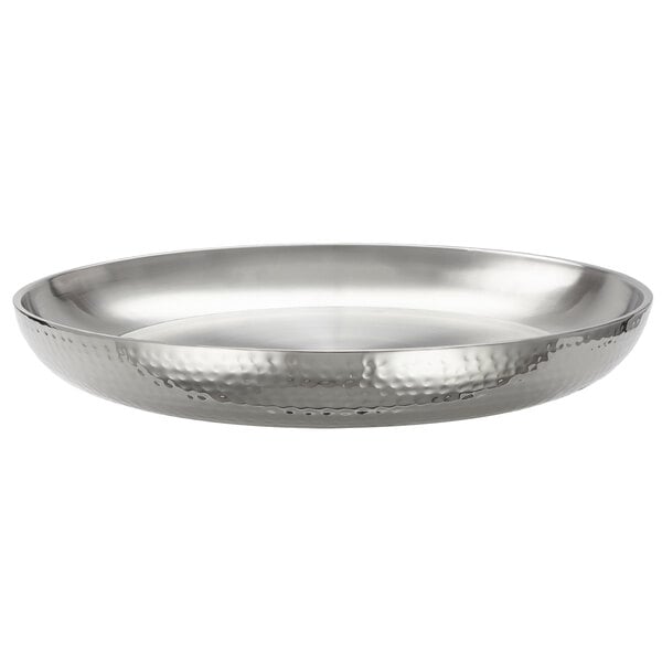 American Metalcraft 169 oz. Serving Tray w/ - 17 1/2" – item 124DWHSEA18