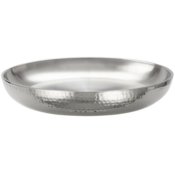 American Metalcraft 68 oz. Double Serving Tray w/ - 12" – item 124DWHSEA12
