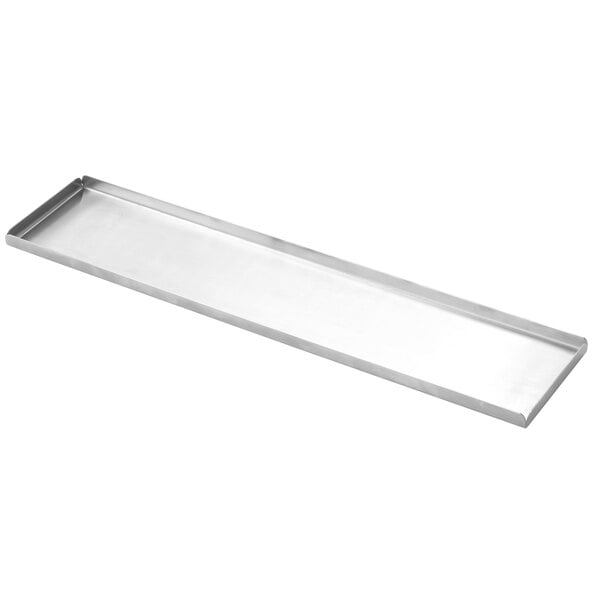 American Metalcraft 20 1/8" x 4 1/2" Stainless Serving Tray – item 124ST20