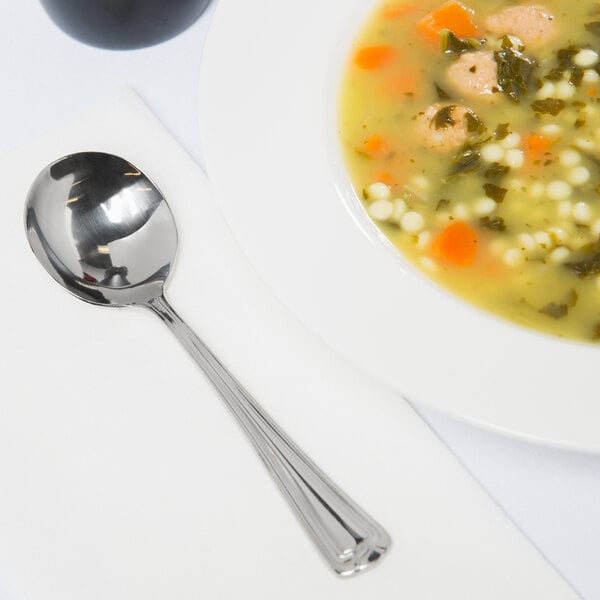 Libbey 578 016 Fairfield 5 3/4" Heavy Bouillon Spoon – item 959578016 image 2