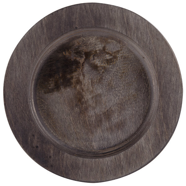 Lodge U3RP 8" Round Wood Underliner w/ Walnut Finish – item 530U3RP