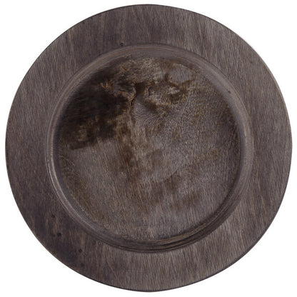 Lodge U3RP 8" Round Wood Underliner w/ Walnut Finish – item 530U3RP