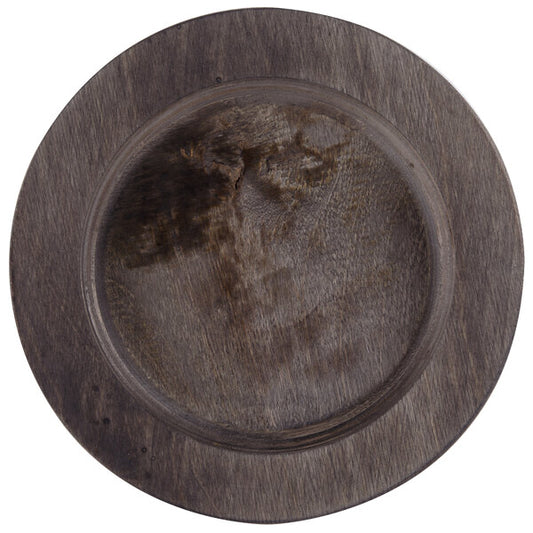 Lodge U3RP 8" Round Wood Underliner w/ Walnut Finish – item 530U3RP
