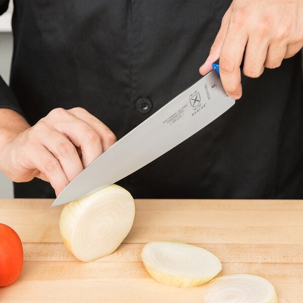 Mercer Culinary M22610BL Chef Knife w/ Blue Handle – item 470M22610BL image 2