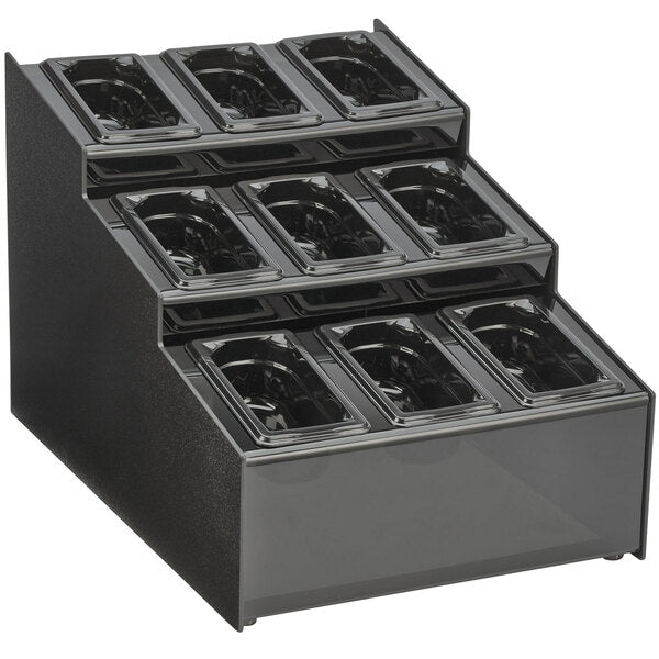 Vollrath CTCPAN9-9 3 Tier 9 Pan Condiment Organizer – item 922CTCPAN99