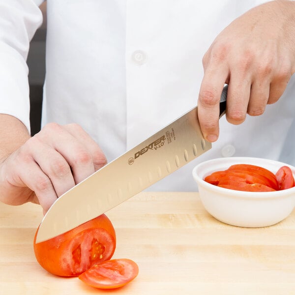 Dexter-Russell 29283 V-Lo 9" Santoku Chef Knife w/ Duo-Edge – item 21029283 image 2