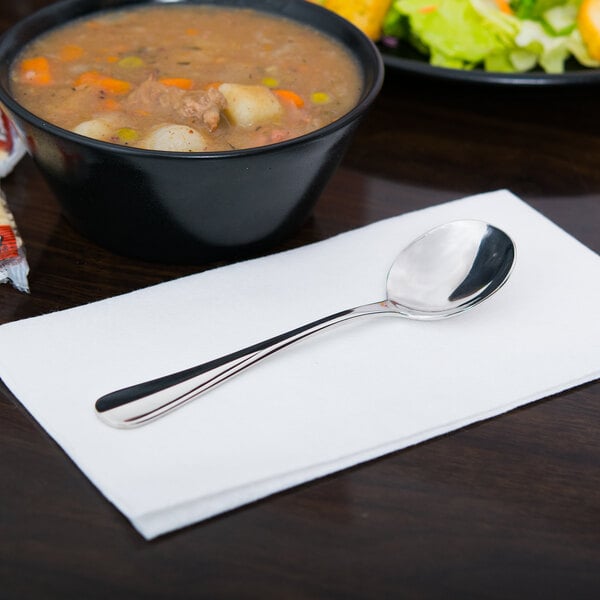 Libbey 100 016 Baguette II 6" X-Heavy Bouillon Spoon – item 959100016 image 2