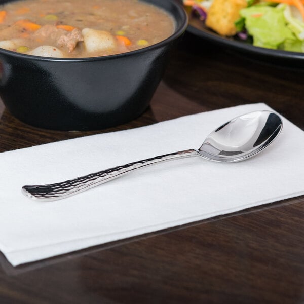 Libbey 994 016 Aspire 6 1/8" X-Heavy Bouillon Spoon – item 959994016 image 2