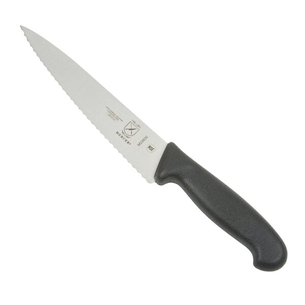 Mercer Culinary M23830 Millennia 7 1/2" Serrated Chef Knife – item 470M23830