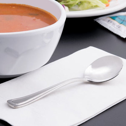 Libbey 101 016 Classic Rim II 5 3/4" X-Heavy Bouillon Spoon – item 959101016 image 2