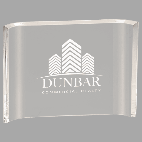 5" X 7 Crescent Acrylic Award – item ACC57