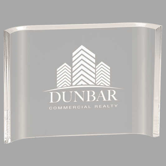 5" X 7 Crescent Acrylic Award – item ACC57