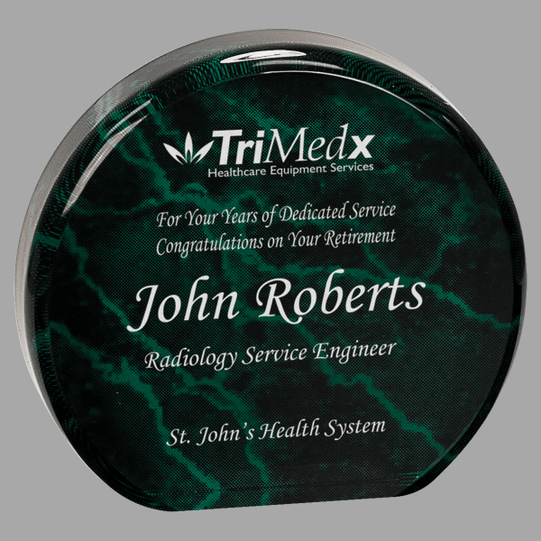 3.5" Circle Acrylic Award – item ACR4GM image 5