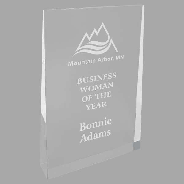 5" X 8 Wedge Acrylic Award – item ACW303 image 3
