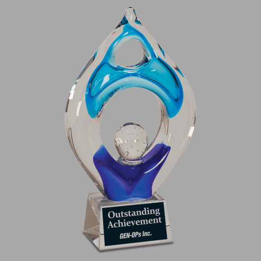 10.25" Winner Art Glass Award – item AGS02