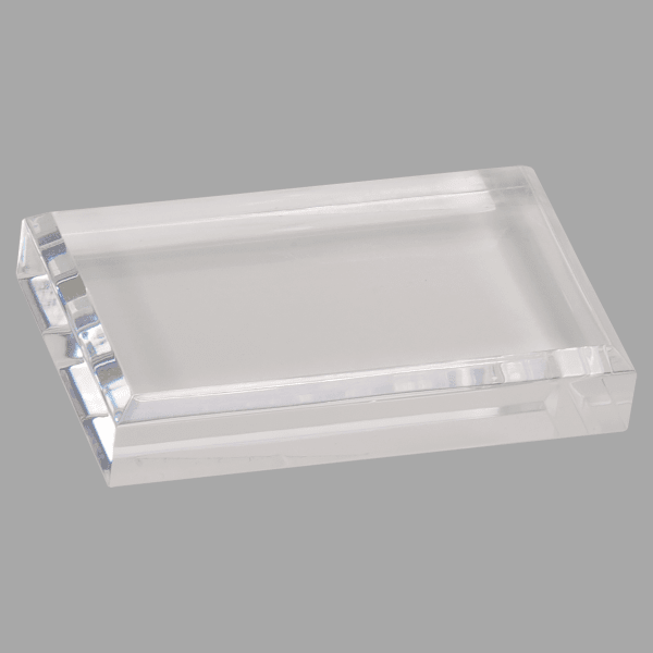 2.5" X 4 Paperweight Acrylic Award – item APW24CL image 2