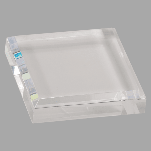 3" X 3 Paperweight Acrylic – item APW33CL image 2