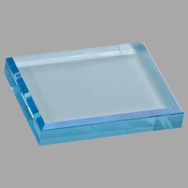 3.5" X 4.5 Paperweight Acrylic – item APW34BU