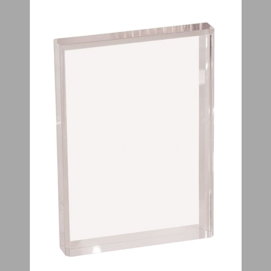 4" X 6 Clear Rectangle with Bevel Acrylic Award – item BAC023